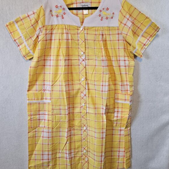 Anthony Richards House Dress Embroidered 1X NEW - Picture 1 of 8